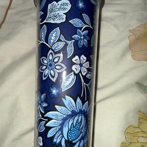 Vera Bradley Floral Blue Tumbler